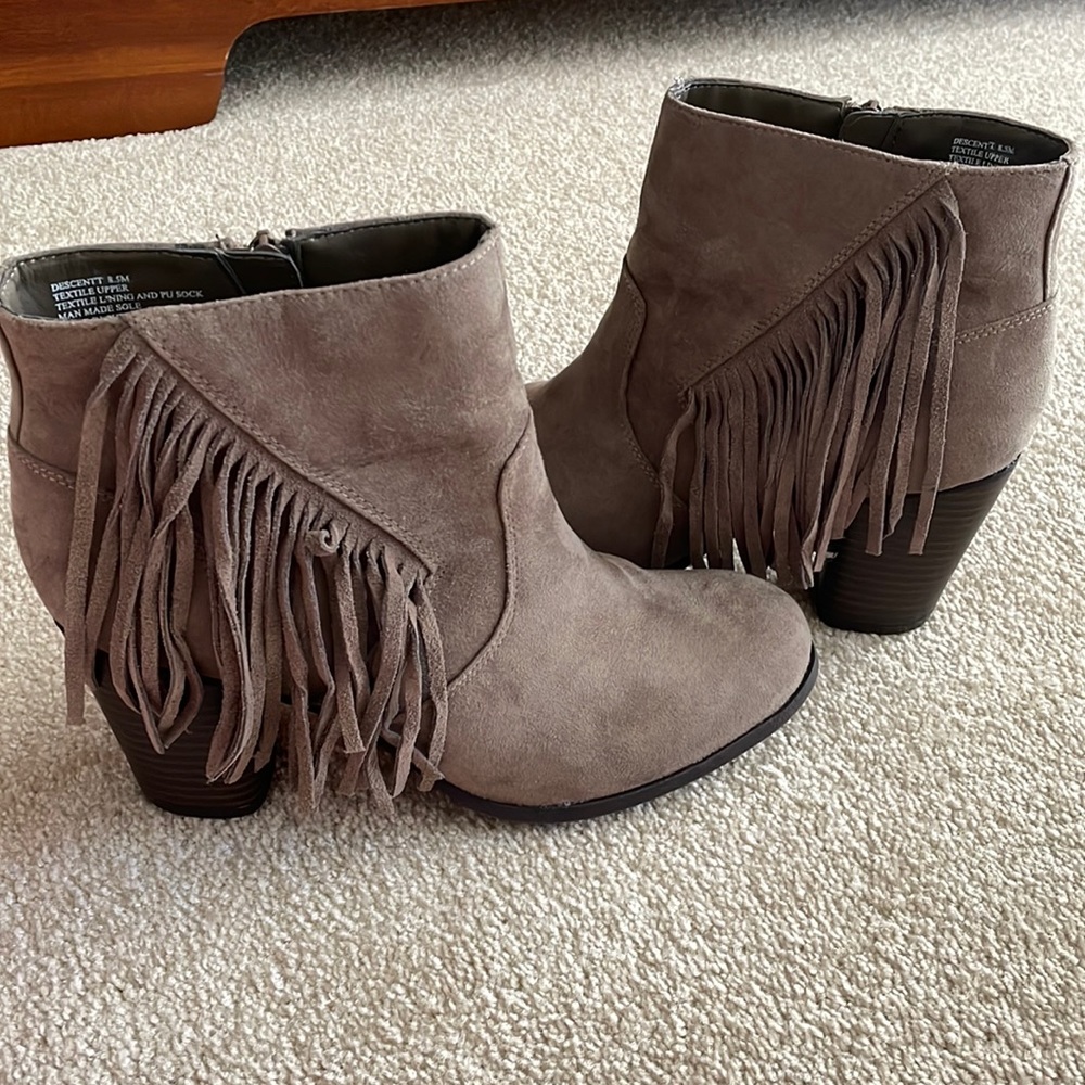 Madden Girl suede bootie